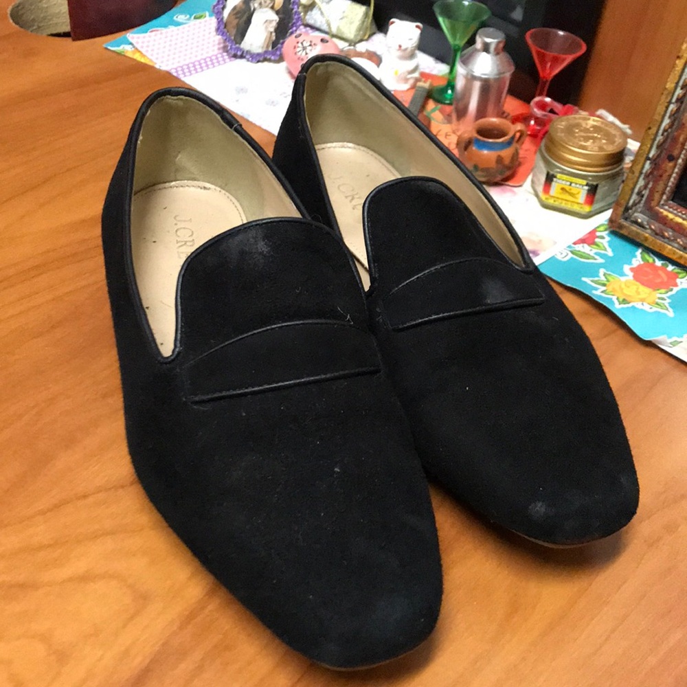 J.Crew black loafers